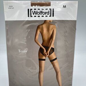 Wolford Tessy Stay-up size medium NWT thigh high stockings